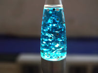 Mini Sparkle Light Night Light Glitter Lava Lamp Bedroom Bath (Blue), Just plug it in and watch it go!!