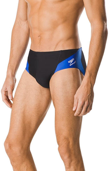 New with tags! Speedo Mens Swimsuit Brief Endurance+ Splice Team Colours, Sz 32! Retails $60+