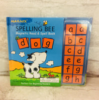 Awesome Magnix Spelling Bee Magnetic Read & Spell Book! Ages 3+