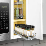 New Lynk Professional Pull Out Spice Rack Slide Out Cabinet Organizer, Chrome, 4-1/4" Single Slide Out! Retails $64+