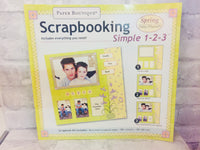 Brand new Scrapbooking Simple 1-2-3 "Spring" Debbie Mumm (Paper Boutique) Paperback!