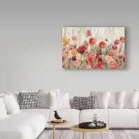 Beautiful Large 22"X32" Sprinkled Flowers Crop' Acrylic Painting Print on Wrapped Canvas! Retails $162 W/Tax on Sale!