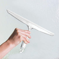 Brand new iDesign Plastic Bathroom Squeegee with Suction Hook Holder, Clear, 12-Inch (Pack of 1)