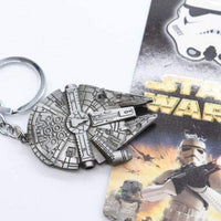 DealShow(TM) Creative Star Wars Millennium Falcon Metal Keyring Keychain Key Fob Gift