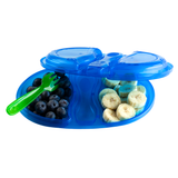 New Parent's Choice Stack & Go Section Plate with Fork. Age 12 Mth+