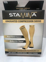 New in package! Gear Compression Socks for Men & Women (20-30 mmHg) Boost Stamina, Sz S/M ! Fits women shoe size 5.5-8.5, men shoe size 5-9!