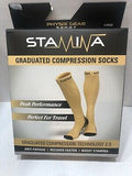 New in package! Gear Compression Socks for Men & Women (20-30 mmHg) Boost Stamina, Sz S/M ! Fits women shoe size 5.5-8.5, men shoe size 5-9!