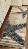 New nuLOOM Thomas Paul Coastal Beachy Starfish Runner Rug, 2' 6" x 8', Grey