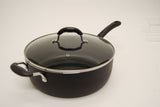 New Starfrit Jumbo 7.2-Quart/12-Inch Cooker with Lid, One Size, Black!