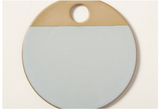 New Round Exposed Stoneware Serve Board Light Blue - Hearth & Hand with Magnolia! Great to serve Chaceuterie, Cheese, Grapes etc