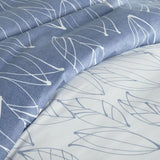 New Wayfair Strongsville Microfiber Reversible Duvet Cover Set in Queen, Blue! Retails $96+