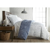 New Wayfair Strongsville Microfiber Reversible Duvet Cover Set in Queen, Blue! Retails $96+