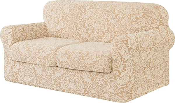 New subrtex Jacquard Damask Sofa Slipcover with 2 Separate Seat Cushio –  The Warehouse Liquidation