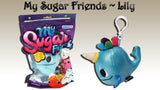 New in package! My Sugar Friends Assorted Plush Scented, Character is Lily, Blueberry Scent!