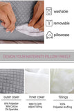 New Summermae Pregnancy Pillow with Cotton Cover C Shape, White!