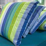 New Sunbrella Outdoor Large 20x20 Striped Pillow (Insert Included) colour is Seaside Seville! Retails $86+ Winner can buy 2nd one at winning bid!