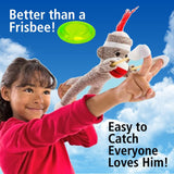 Awesome Superfly Screaming Flying Sock Monkey! He can fly 50 Feet & screams! Kids Love it!!