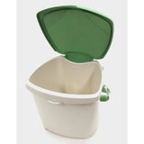 New Sure-Close Kitchen Food Scrap Pail 1.9 Gallon Manual Lift Countertop Waste Basket