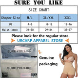 New SURE YOU LIKE Women's Shapewear Tummy Control High Waist Body Shaper Butt Lifter Shorts Seamless Slimmer Panties in Nude, Size M/L/ Fits 8-12!