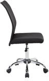 Brand new Techni Mobili Modern Armless Task Chair. Color: Black, features a pneumatic seat height adjustment, Retails $192 W/Tax!