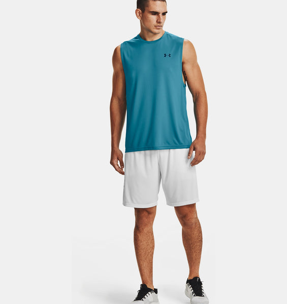 New with tags! Men's Under Armour The Tech Tank, Teal, Sz S/M!