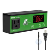 NICREW AC-115 Temperature Controller, Pre-Wired Digital Outlet Thermostat, 1 Stage Heating and Cooling Mode for Brewing Aquarium Breeding Reptiles Hatching Heat Mat, 110V, 16A