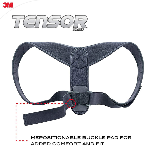 New in package! Tensor Posture Corrector, Adjustable Back Support, for  Women and Men, Helps Promote Proper Posture, Black