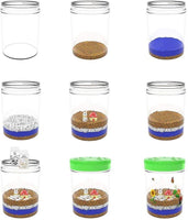 New Light-up Terrarium Kit for Kids with LED Light on Lid - Create Your Own Customized Mini Garden in a Jar That Glows at Night! Grows by Day, Glows at Night!