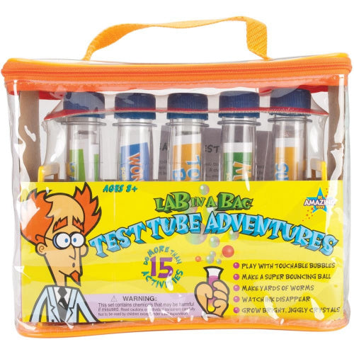 New Test Tube Adventures Lab-In-A-Bag Be Amazing! Toys