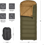 New TETON Sports Celsius XL -18C Sleeping Bag; Great for Family Camping; Free Compression Sack (115R)