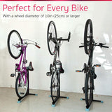 New Bike Nook Bicycle Stand The Easy to Use Upright Design Lets You Store Your Bike Instantly in A Space Saving Handstand Position, Freeing Floor Space in Your Living Room, Bedroom or Garage