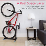 New Bike Nook Bicycle Stand The Easy to Use Upright Design Lets You Store Your Bike Instantly in A Space Saving Handstand Position, Freeing Floor Space in Your Living Room, Bedroom or Garage