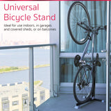 New Bike Nook Bicycle Stand The Easy to Use Upright Design Lets You Store Your Bike Instantly in A Space Saving Handstand Position, Freeing Floor Space in Your Living Room, Bedroom or Garage