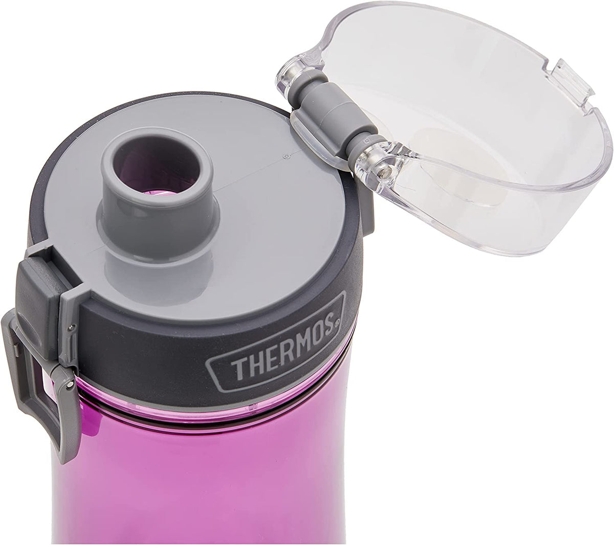 Thermos Intak Tritan Hydration Bottle – 24 Oz, BPA-Free Plastic, Deep Purple, Dishwasher Safe
