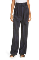 Brand new Women's Designer Vince Camuto Belted Striped Pant, Sz 16! Retails $385+
