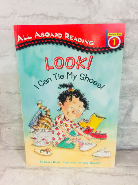 Brand new Look I can Tie my Shoes! All Aboard Reading Level 1 Paperback, 32 Pages!