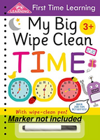 My Big Wipe Clean Activity Book, TIME!
