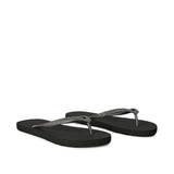 New Time and Tru Women's Flip Flops, Black with sparkle ,Sz 9!