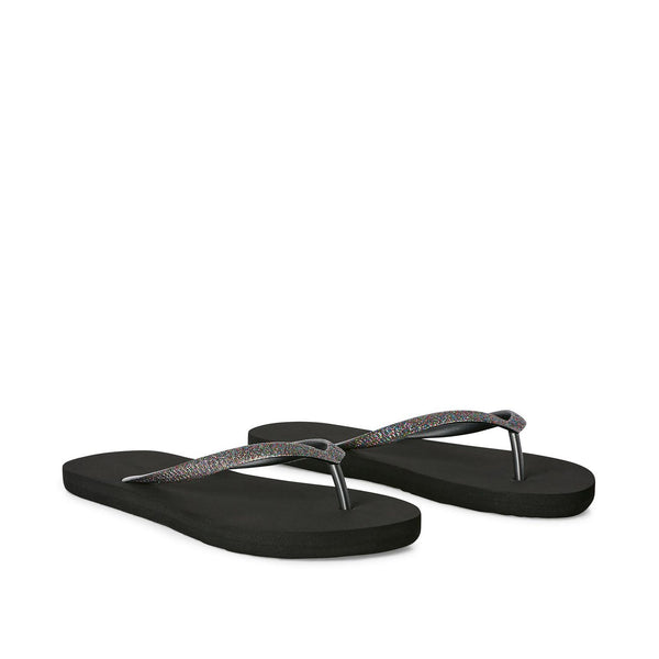 New Time and Tru Women's Flip Flops, Black with sparkle ,Sz 9!