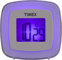 New in box! Timex Colour Changing Portable Dual Alarm Clock, battery operated!
