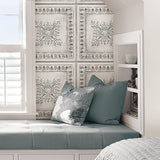 New in package! NuWallpaper NU2495 Reclaimed Tin Peel & Stick Wallpaper White & Off-White