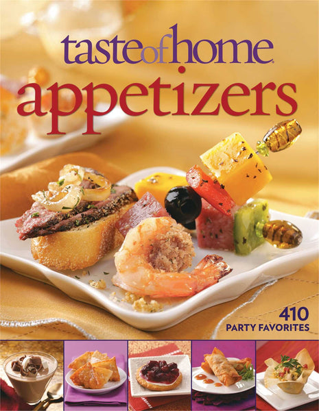 New Taste of Home Appetizers: 410 Party Favourites Paperback