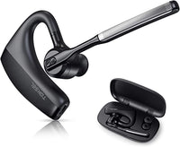 New Bluetooth Headset Bluetooth Earpiece V5.0 with Dual Mic TOKSEL Noise Cancelling Bluetooth Headset, Mute Button, Hands-Free Earphones Compatible iPhone Android Cell Phones Driving/Business/Office