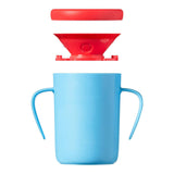 New Tommee Tippee Easiflow 360 Spill-Proof Trainer Cup w/ Travel Lids, includes 2 cups & 2 lids!