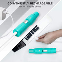 New Toozey Professional Rechargeable Nail Grinder for dogs & Cats! 2-Speed  with 2 Grinding Wheels, Low Noise, Painless!