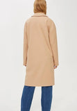 New Nordstrom TOPSHOP Lily Notch-lapel Woven Coat - Camel - Sz 2US!