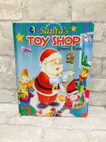 Santa's Toy Shop Stencil Book Hardcover! Retail $19.99