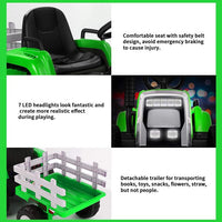 New in box! Metakoo Green 12 V Electric Tractor Powered Ride-On with Remote Control