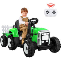 New in box! Metakoo Green 12 V Electric Tractor Powered Ride-On with Remote Control