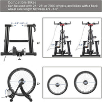 New SONGMICS Indoor Bike Trainer Stand, Reduces Noise, Curvy Stable Frame